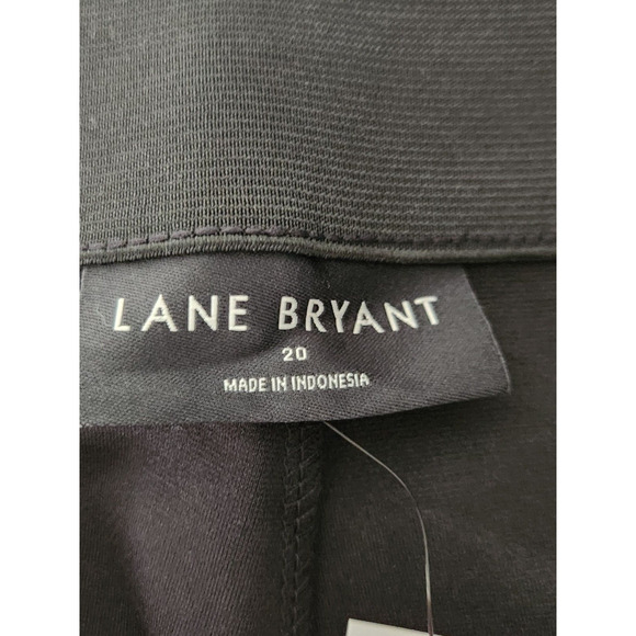 Lane Bryant Women's Black Elastic Waist Formal Career Workwear Plus Pants 20 - Picture 5 of 6